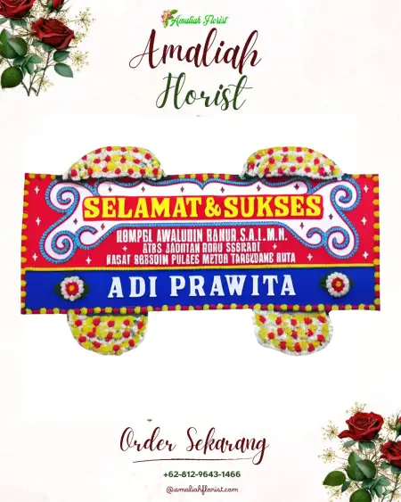 Papan Bunga Ucapan Selamat Kampung Jao